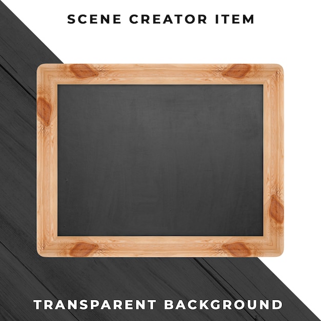 Blackboard object transparent PSD