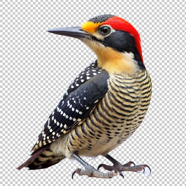 PSD blackcheeked woodpecker isolated