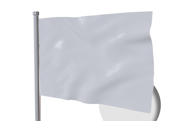 Blank banner flag