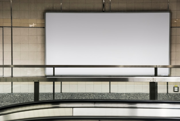 Blank billboard mockup