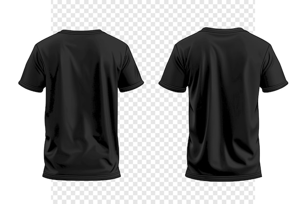 PSD blank black tshirt mockup