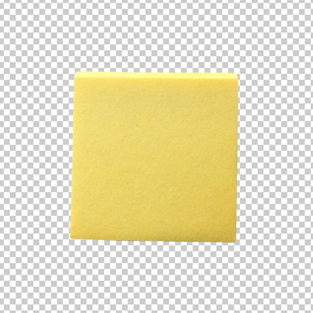 blank post it sticker on white background