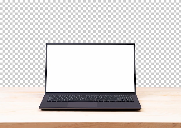 Blank screen laptop computer