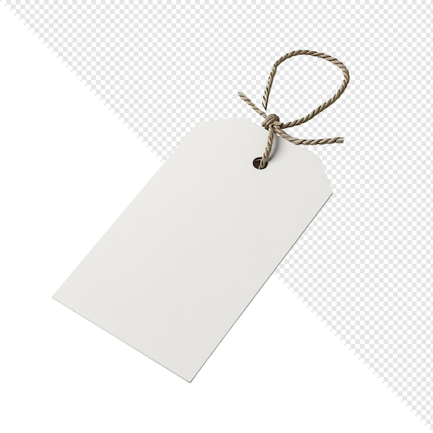 Blank Tag with a String