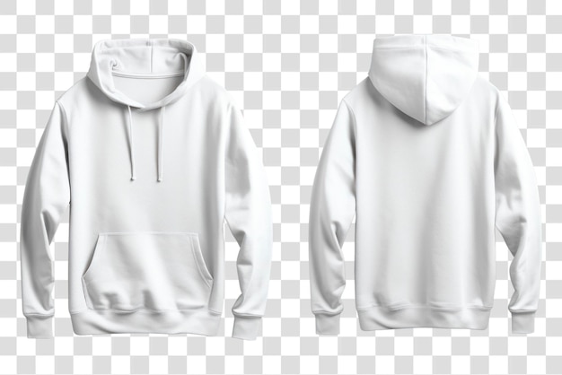 PSD blank white hoodie mockup clothing apparel sweatshirt