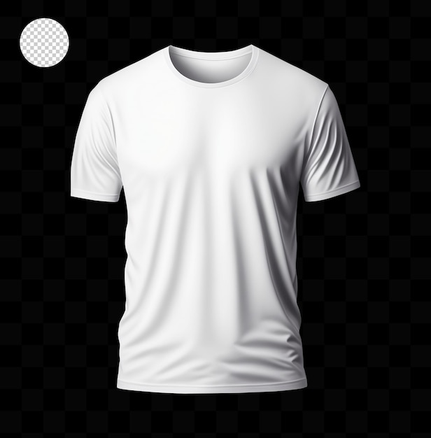 Blank white t-shirt front