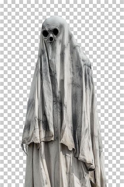 PSD blanket ghost isolated on transparent background