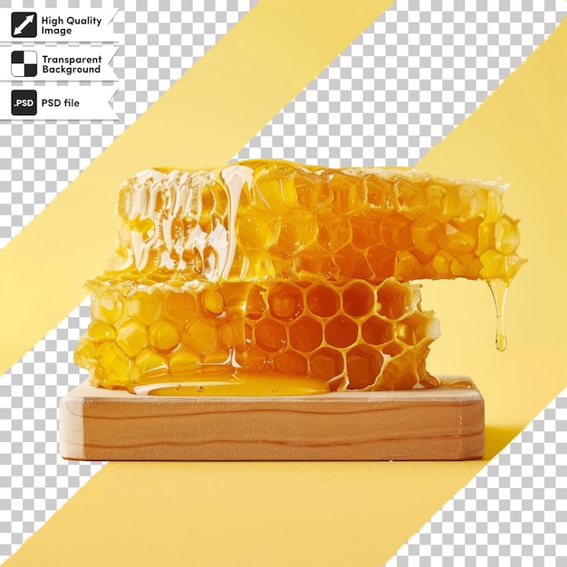 a block of honey with a label that says honey on it