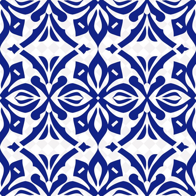 blue abstract patterns on a white background