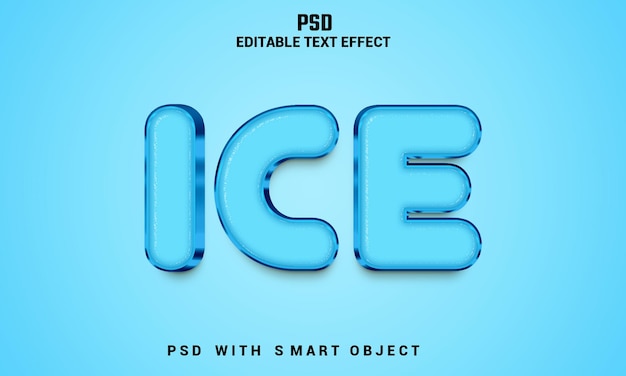 A blue background with the title ice in blue letters.