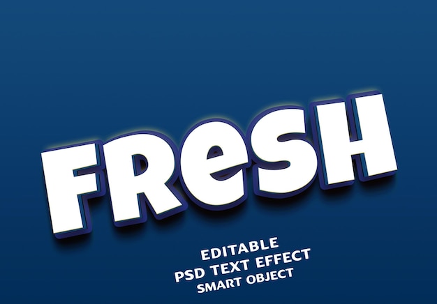 PSD a blue background with a white text that says free smart