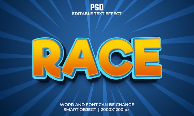 A blue background with the word text effect on it