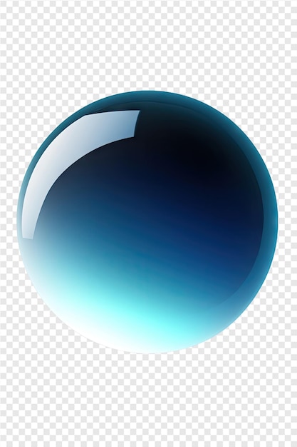 PSD blue ball with an arrow on it