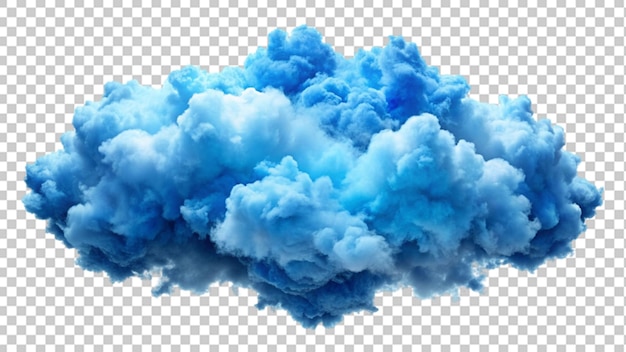 blue clouds isolated transparent background