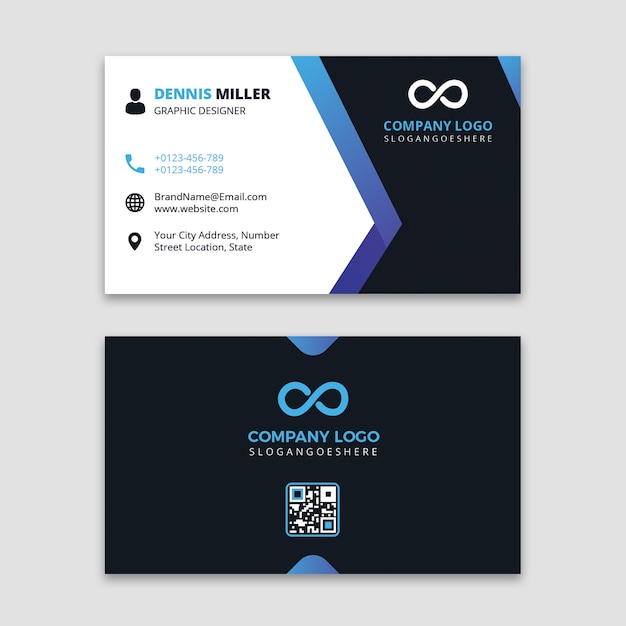 Blue Corporate Business Card 