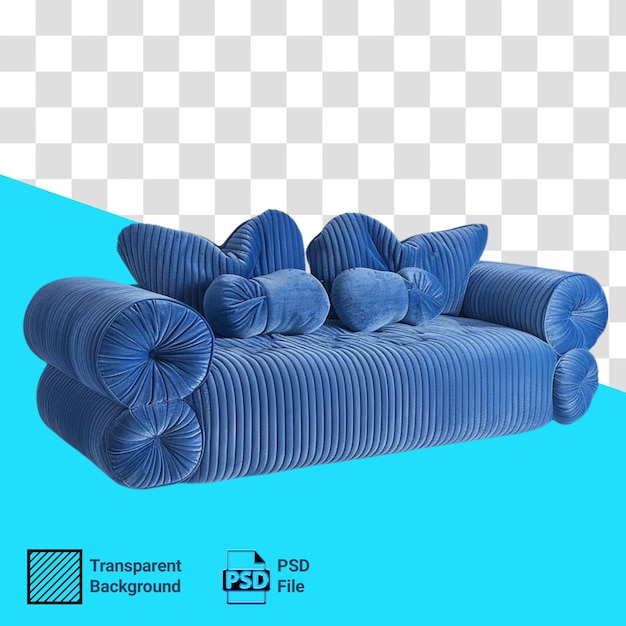 a blue couch with a blue background and a blue background with a copy of the word quot e com quot