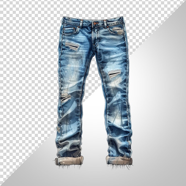 blue denim jeans png