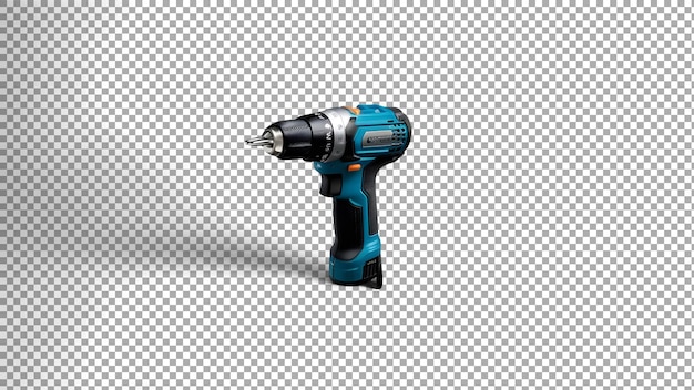 PSD a blue drill with a black handle