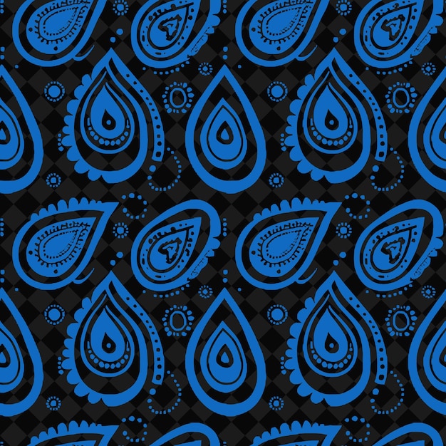 PSD blue fish on a black background