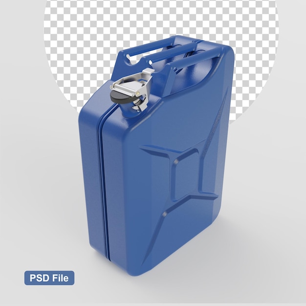 blue fuel canister