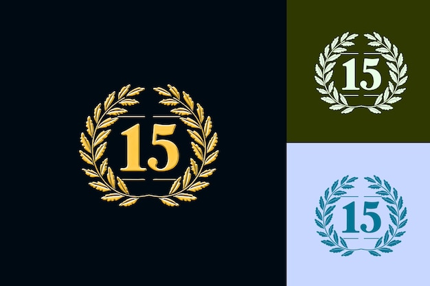 a blue and green logo for the year of the year