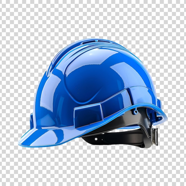 PSD a blue hard hat isolated on a white background