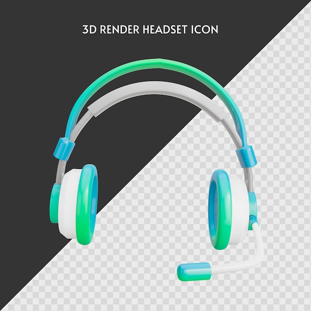 BLUE HEADPHONE ICON