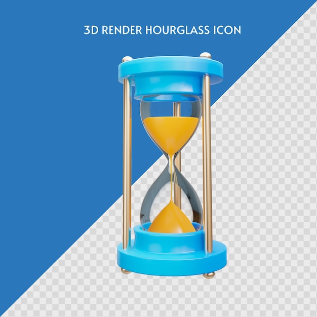 BLUE HOURGLASS ICON