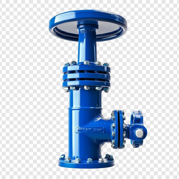 PSD blue industrial valve