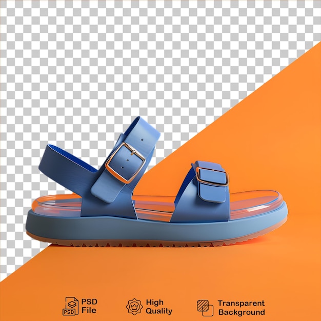 blue leather sandal png include image