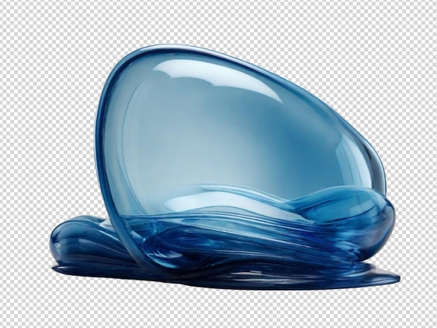 Blue liquid png transparent