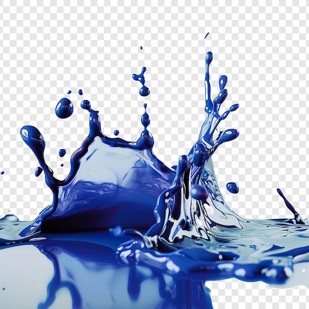 PSD blue liquid splash