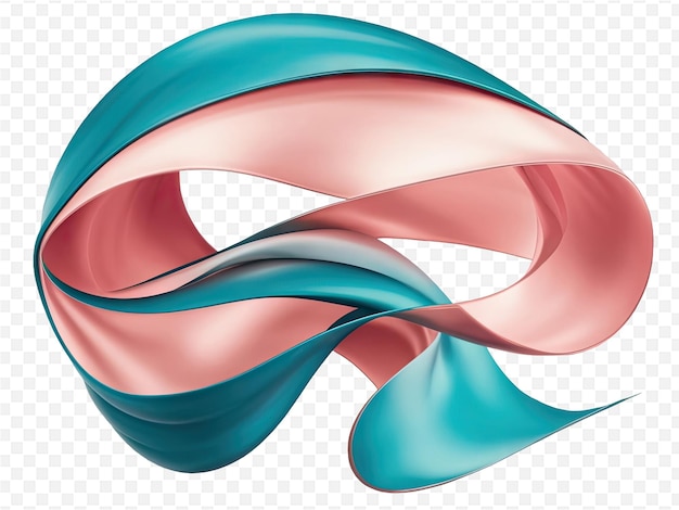 PSD a blue and pink swirl is shown in this image