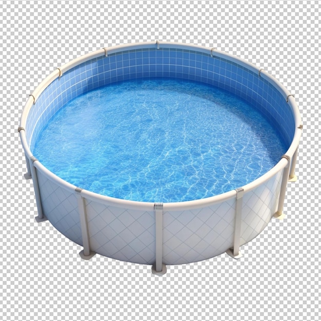 PSD a blue pool with a white border and a blue water pool