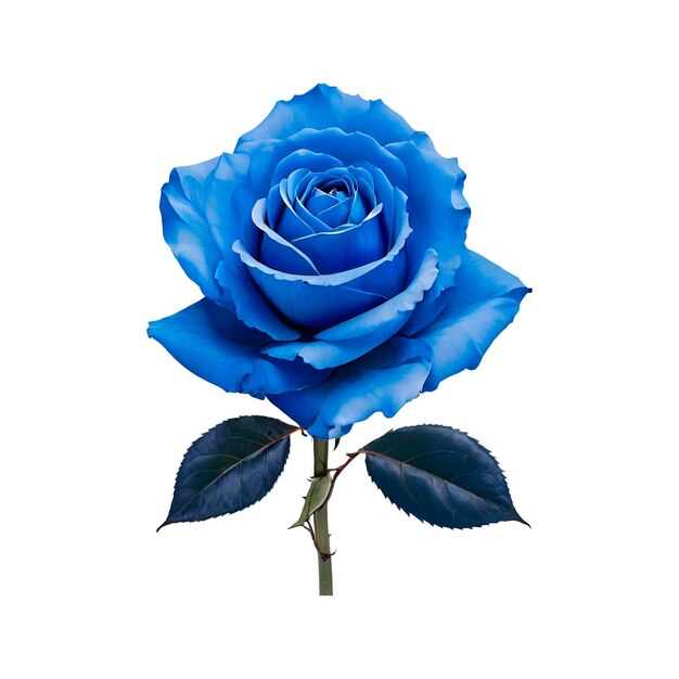 A Blue Rose Ai Generated