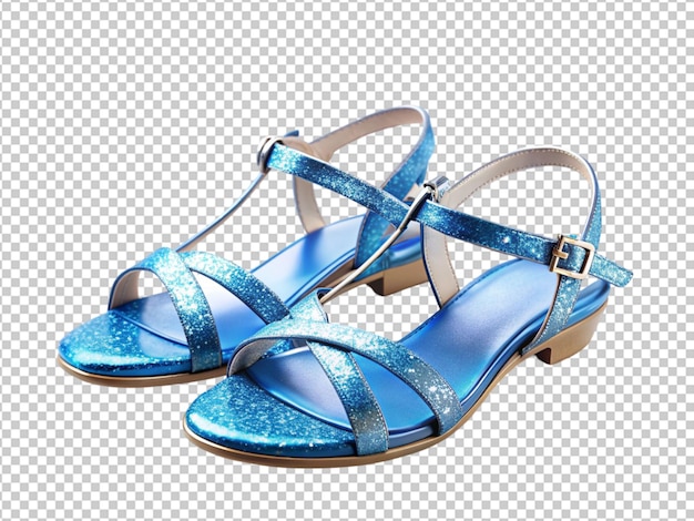 blue sandals