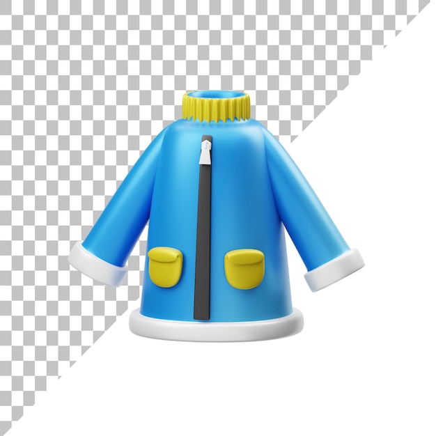 Blue Seweater 3D Illustration