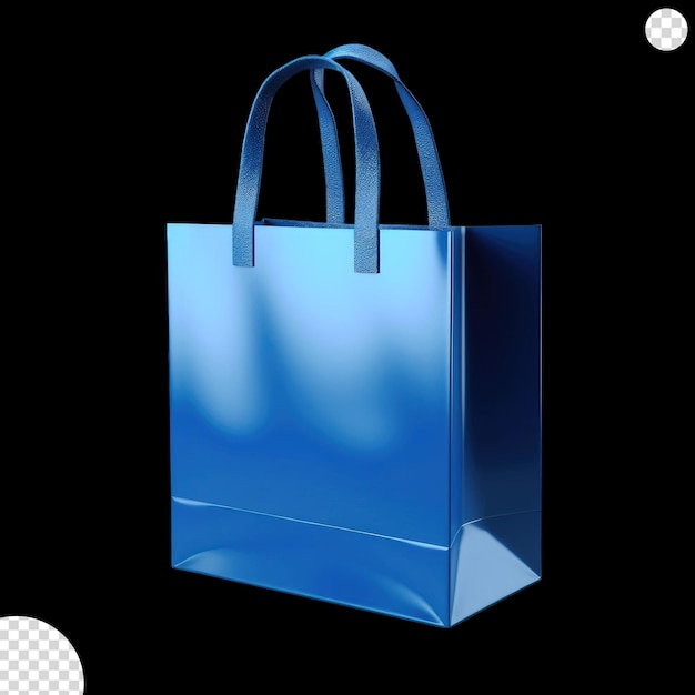 blue shopping bag png transparent