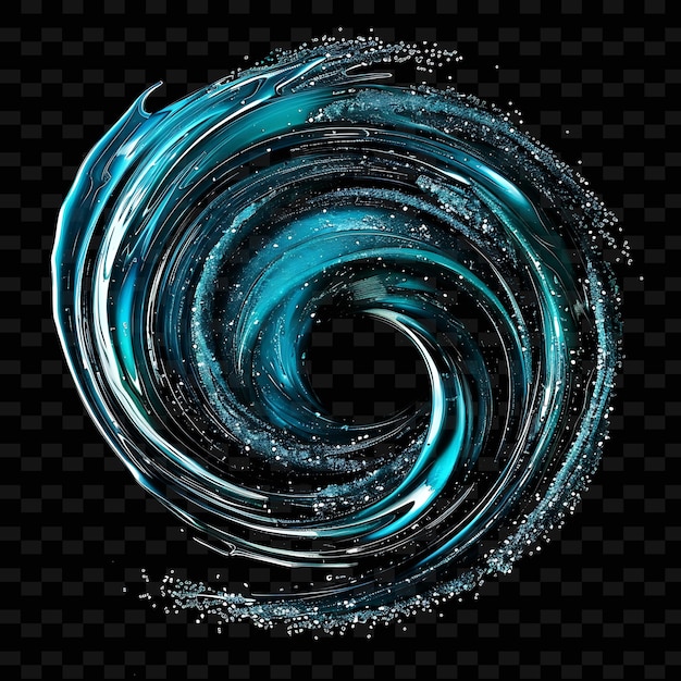 a blue spiral with the words quot spiral quot on a black background