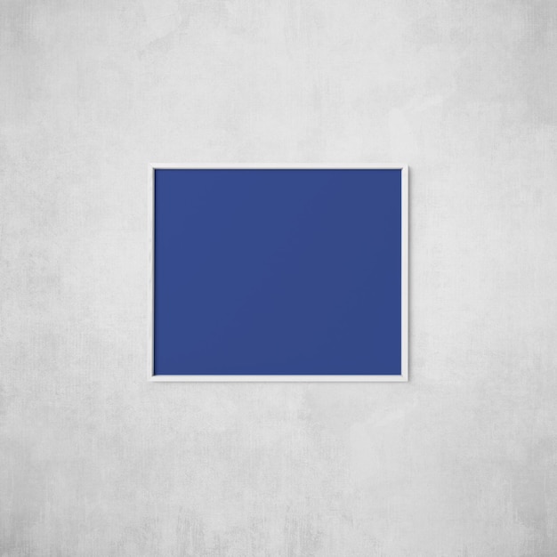 PSD a blue square with a picture of a blue flag