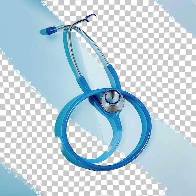 a blue stethoscope with a blue stethoscope on it