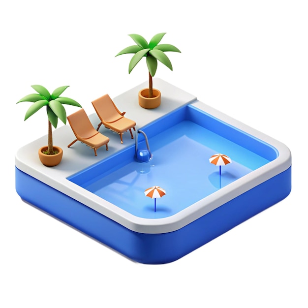 a blue tray with palm trees and a blue bottom that says quot palm trees quot