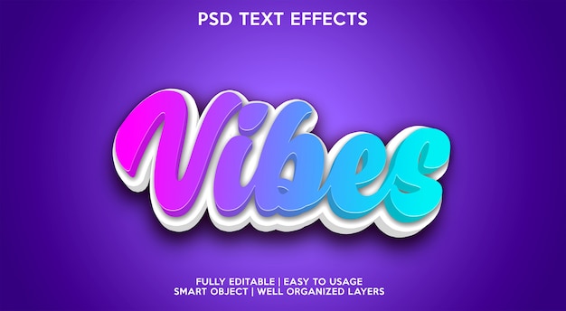 Blue vibes Text Effect Modern 