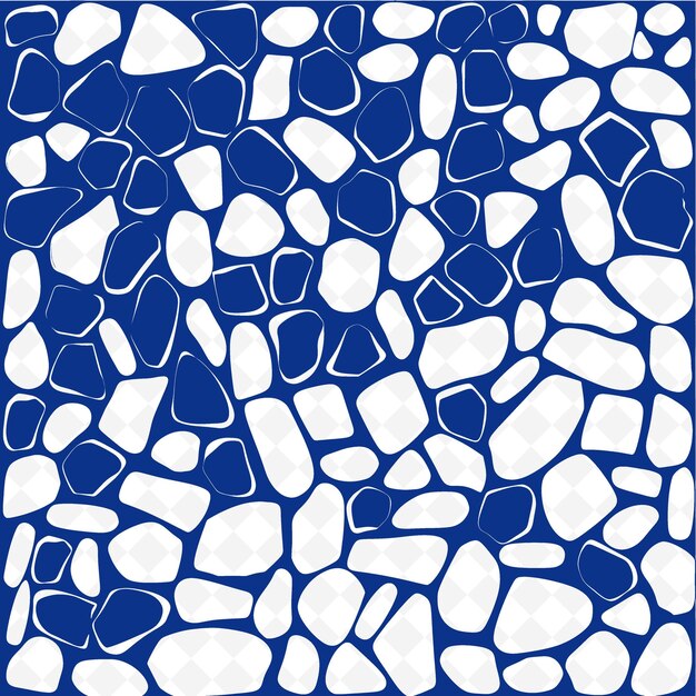 PSD a blue and white background with a pattern of circles and the blue one