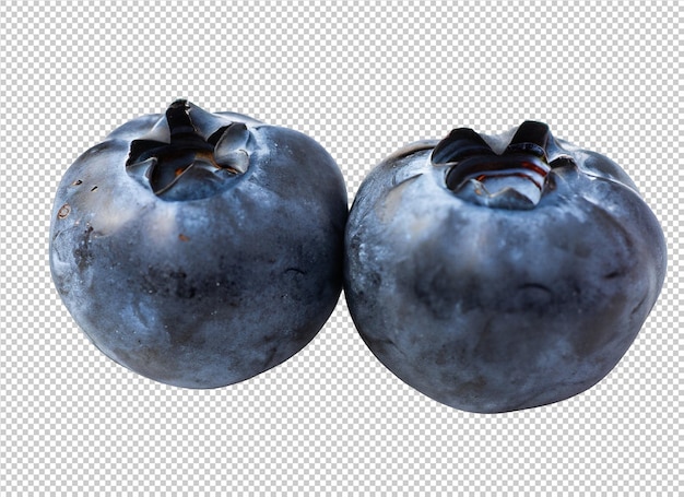 Blueberries On Transparent Background