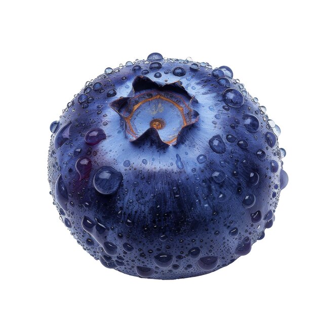 PSD blueberry isolated on a transparent background