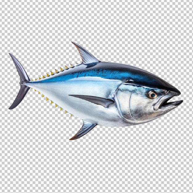 Bluefin tuna isolated on transparent background