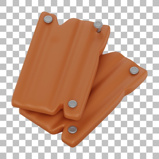 Board Plank 3D Illustration