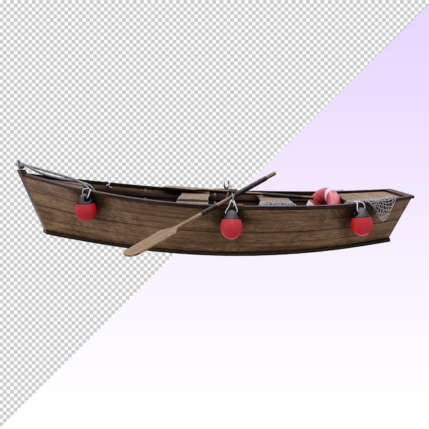 Boat isolated