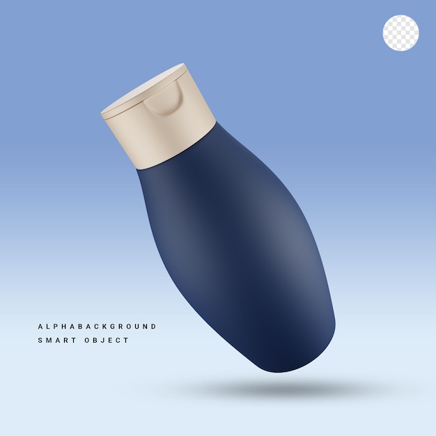 Body Lotion 3d Illustration